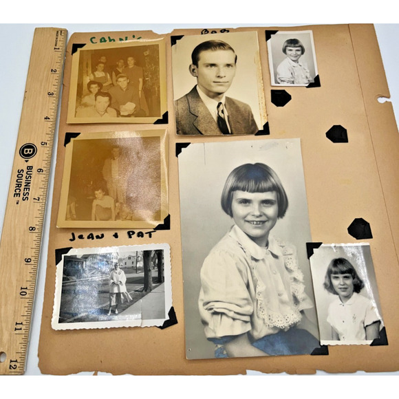 Other - Vintage Black & White Photos Scrapbook Pages Kids Teens Handsome Young Man